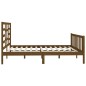 vidaXL Massivholzbett Honigbraun Kiefer 200x200 cm vidaXL Massivholzbett Honigbraun Kiefer 200x200 cm