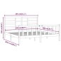 vidaXL Massivholzbett Honigbraun Kiefer 200x200 cm vidaXL Massivholzbett Honigbraun Kiefer 200x200 cm