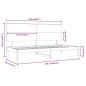 vidaXL Tagesbett Honigbraun 90x200 cm Massivholz Kiefer vidaXL Tagesbett Honigbraun 90x200 cm Massivholz Kiefer