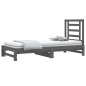 vidaXL Tagesbett Ausziehbar Grau 2x(90x200) cm Massivholz Kiefer vidaXL Tagesbett Ausziehbar Grau 2x(90x200) cm Massivholz Kiefer
