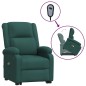 vidaXL Massagesessel mit Aufstehhilfe Dunkelgrün Stoff vidaXL Massagesessel mit Aufstehhilfe Dunkelgrün Stoff