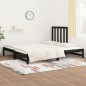 vidaXL Tagesbett Ausziehbar Schwarz 2x(90x200) cm Massivholz Kiefer vidaXL Tagesbett Ausziehbar Schwarz 2x(90x200) cm Massivholz Kiefer