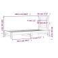 vidaXL Tagesbett Ausziehbar Weiß 2x(90x200) cm Massivholz Kiefer vidaXL Tagesbett Ausziehbar Weiß 2x(90x200) cm Massivholz Kiefer
