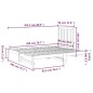 vidaXL Tagesbett Ausziehbar Grau 2x(90x200) cm Massivholz Kiefer