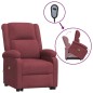 vidaXL Massagesessel mit Aufstehhilfe Weinrot Stoff vidaXL Massagesessel mit Aufstehhilfe Weinrot Stoff