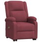 vidaXL Massagesessel mit Aufstehhilfe Weinrot Stoff vidaXL Massagesessel mit Aufstehhilfe Weinrot Stoff