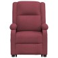 vidaXL Massagesessel mit Aufstehhilfe Weinrot Stoff vidaXL Massagesessel mit Aufstehhilfe Weinrot Stoff