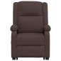 vidaXL Massagesessel mit Aufstehhilfe Dunkelbraun Stoff vidaXL Massagesessel mit Aufstehhilfe Dunkelbraun Stoff