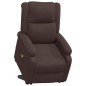 vidaXL Massagesessel mit Aufstehhilfe Dunkelbraun Stoff vidaXL Massagesessel mit Aufstehhilfe Dunkelbraun Stoff