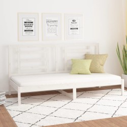 vidaXL Tagesbett Weiß 80x200 cm Massivholz Kiefer