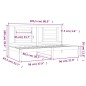 vidaXL Tagesbett Weiß 80x200 cm Massivholz Kiefer vidaXL Tagesbett Weiß 80x200 cm Massivholz Kiefer