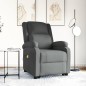 vidaXL Massagesessel mit Aufstehhilfe Dunkelgrau Stoff vidaXL Massagesessel mit Aufstehhilfe Dunkelgrau Stoff