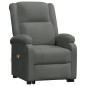 vidaXL Massagesessel mit Aufstehhilfe Dunkelgrau Stoff vidaXL Massagesessel mit Aufstehhilfe Dunkelgrau Stoff