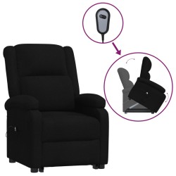 vidaXL Aufstehsessel Schwarz Stoff