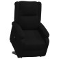 vidaXL Aufstehsessel Schwarz Stoff vidaXL Aufstehsessel Schwarz Stoff
