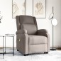 vidaXL Massagesessel mit Aufstehhilfe Taupe Stoff vidaXL Massagesessel mit Aufstehhilfe Taupe Stoff