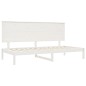 vidaXL Tagesbett Weiß 80x200 cm Massivholz Kiefer vidaXL Tagesbett Weiß 80x200 cm Massivholz Kiefer