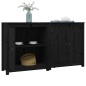 vidaXL Sideboards 2 Stk. Schwarz 70x35x80 cm Massivholz Kiefer vidaXL Sideboards 2 Stk. Schwarz 70x35x80 cm Massivholz Kiefer