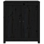 vidaXL Sideboards 2 Stk. Schwarz 70x35x80 cm Massivholz Kiefer vidaXL Sideboards 2 Stk. Schwarz 70x35x80 cm Massivholz Kiefer