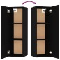vidaXL 8-tlg. TV-Schrank-Set Schwarz Holzwerkstoff vidaXL 8-tlg. TV-Schrank-Set Schwarz Holzwerkstoff