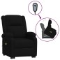 vidaXL Massagesessel mit Aufstehhilfe Schwarz Stoff vidaXL Massagesessel mit Aufstehhilfe Schwarz Stoff