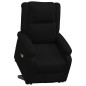 vidaXL Massagesessel mit Aufstehhilfe Schwarz Stoff vidaXL Massagesessel mit Aufstehhilfe Schwarz Stoff