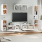 vidaXL 7-tlg. TV-Schrank-Set Hochglanz-Weiß Holzwerkstoff vidaXL 7-tlg. TV-Schrank-Set Hochglanz-Weiß Holzwerkstoff