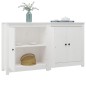 vidaXL Sideboards 2 Stk. Weiß 70x35x80 cm Massivholz Kiefer vidaXL Sideboards 2 Stk. Weiß 70x35x80 cm Massivholz Kiefer