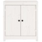 vidaXL Sideboards 2 Stk. Weiß 70x35x80 cm Massivholz Kiefer vidaXL Sideboards 2 Stk. Weiß 70x35x80 cm Massivholz Kiefer