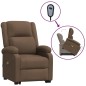 vidaXL Massagesessel mit Aufstehhilfe Braun Stoff vidaXL Massagesessel mit Aufstehhilfe Braun Stoff