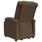 vidaXL Massagesessel mit Aufstehhilfe Braun Stoff vidaXL Massagesessel mit Aufstehhilfe Braun Stoff