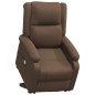 vidaXL Massagesessel mit Aufstehhilfe Braun Stoff vidaXL Massagesessel mit Aufstehhilfe Braun Stoff