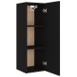 vidaXL 4-tlg. TV-Schrank-Set Schwarz Holzwerkstoff vidaXL 4-tlg. TV-Schrank-Set Schwarz Holzwerkstoff