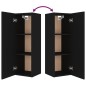 vidaXL 4-tlg. TV-Schrank-Set Schwarz Holzwerkstoff vidaXL 4-tlg. TV-Schrank-Set Schwarz Holzwerkstoff