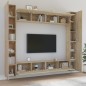 vidaXL 8-tlg. TV-Schrank-Set Sonoma-Eiche Holzwerkstoff vidaXL 8-tlg. TV-Schrank-Set Sonoma-Eiche Holzwerkstoff
