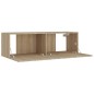 vidaXL 8-tlg. TV-Schrank-Set Sonoma-Eiche Holzwerkstoff vidaXL 8-tlg. TV-Schrank-Set Sonoma-Eiche Holzwerkstoff