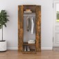 vidaXL Flurschränke 2 Stk. Räuchereiche Holzwerkstoff vidaXL Flurschränke 2 Stk. Räuchereiche Holzwerkstoff
