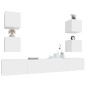 vidaXL 6-tlg. TV-Schrank-Set Weiß Holzwerkstoff vidaXL 6-tlg. TV-Schrank-Set Weiß Holzwerkstoff