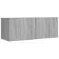 vidaXL 8-tlg. TV-Schrank-Set Grau Sonoma Holzwerkstoff vidaXL 8-tlg. TV-Schrank-Set Grau Sonoma Holzwerkstoff