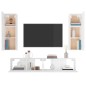 vidaXL 4-tlg. TV-Schrank-Set Hochglanz-Weiß Holzwerkstoff vidaXL 4-tlg. TV-Schrank-Set Hochglanz-Weiß Holzwerkstoff