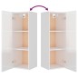 vidaXL 4-tlg. TV-Schrank-Set Hochglanz-Weiß Holzwerkstoff vidaXL 4-tlg. TV-Schrank-Set Hochglanz-Weiß Holzwerkstoff
