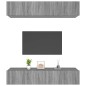 vidaXL TV-Schränke 4 Stk. Grau Sonoma 80x30x30 cm Holzwerkstoff vidaXL TV-Schränke 4 Stk. Grau Sonoma 80x30x30 cm Holzwerkstoff