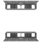 vidaXL TV-Schränke 4 Stk. Grau Sonoma 80x30x30 cm Holzwerkstoff vidaXL TV-Schränke 4 Stk. Grau Sonoma 80x30x30 cm Holzwerkstoff