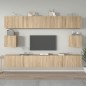 vidaXL 6-tlg. TV-Schrank-Set Sonoma-Eiche Holzwerkstoff vidaXL 6-tlg. TV-Schrank-Set Sonoma-Eiche Holzwerkstoff