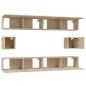 vidaXL 6-tlg. TV-Schrank-Set Sonoma-Eiche Holzwerkstoff vidaXL 6-tlg. TV-Schrank-Set Sonoma-Eiche Holzwerkstoff
