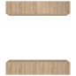 vidaXL TV-Schränke 4 Stk. Sonoma-Eiche 80x30x30 cm Holzwerkstoff vidaXL TV-Schränke 4 Stk. Sonoma-Eiche 80x30x30 cm Holzwerkstoff