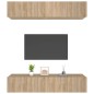 vidaXL TV-Schränke 4 Stk. Sonoma-Eiche 80x30x30 cm Holzwerkstoff vidaXL TV-Schränke 4 Stk. Sonoma-Eiche 80x30x30 cm Holzwerkstoff