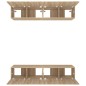 vidaXL TV-Schränke 4 Stk. Sonoma-Eiche 80x30x30 cm Holzwerkstoff vidaXL TV-Schränke 4 Stk. Sonoma-Eiche 80x30x30 cm Holzwerkstoff