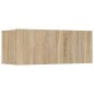 vidaXL TV-Schränke 4 Stk. Sonoma-Eiche 80x30x30 cm Holzwerkstoff vidaXL TV-Schränke 4 Stk. Sonoma-Eiche 80x30x30 cm Holzwerkstoff