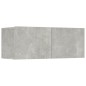 vidaXL TV-Schränke 4 Stk. Betongrau 80x30x30 cm Holzwerkstoff vidaXL TV-Schränke 4 Stk. Betongrau 80x30x30 cm Holzwerkstoff